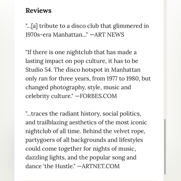 Studio 54 / “NIGHT MAGIC” Coffee Table Art Book - New - Picture 9 of 10